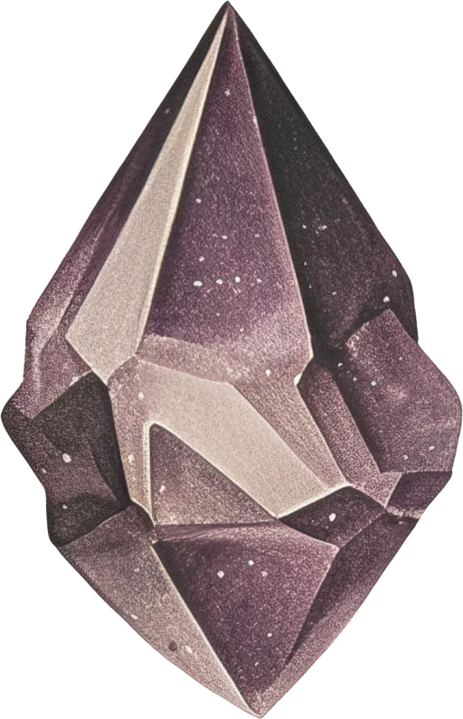 Engraved crystal ornament